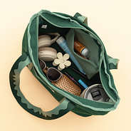 pine anywhere tote bag inside shot