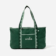 Monogrammed Anywhere Tote Bag in Pine
