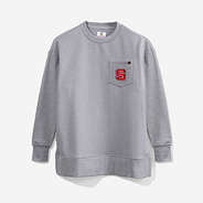 NC State Wolfpack Crewneck Sweatshirt in Heathered Gray