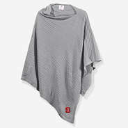 NC State Wolfpack Poncho in Heathered Gray