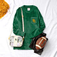 hunter green baylor bears football outfit of the day