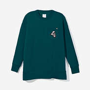 coastal carolina chanticleers crewneck sweatshirt in deep teal