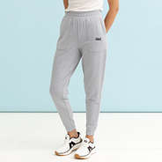 monogrammed sweatshirt joggers in heathered grey