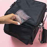 black leopard extra large cooler tote folded