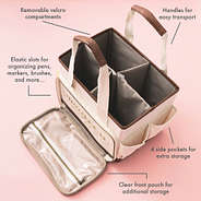 empty tote caddy infographic