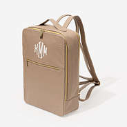 Monogrammed Travel Laptop Backpack
