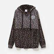 monogrammed softspun pullover in onyx leopard