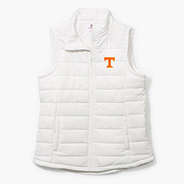 Tennessee Volunteers Puffer Vest in White