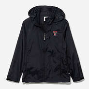 Texas Tech Red Raiders Rain Jacket in Black