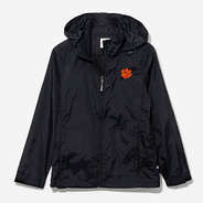 Clemson Tigers Black Rain Jacket