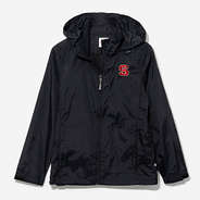 NC State Wolfpack Black Rain Jacket