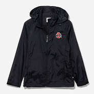 Ohio State Buckeyes Rain Jacket in Black