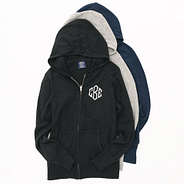 black navy and gray monogrammed knit sweater jackets