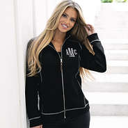 black lightweight jacket worn by girl