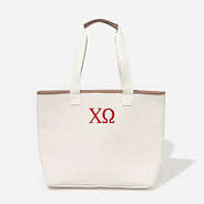 chi omega tote bag