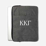Black Kappa Kappa Gamma Laptop Sleeve