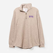 TCU Horned Frogs Heathered Fleece Pullover