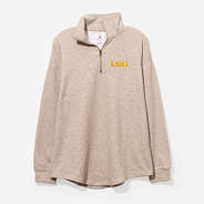 LSU Tigers Heathered Fleece Pullover WBG