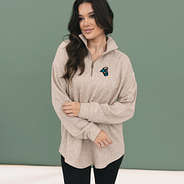 Coastal Carolina Chanticleers Heathered Fleece Pullover Lifestyle