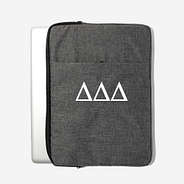 Black Delta Delta Delta Laptop Sleeve