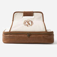 Monogrammed Casserole Carrier in Ivory
