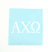 Alpha Chi Omega standard decal