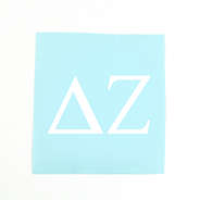 Delta Zeta standard decal