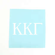 Kappa Kappa Gamma standard decal