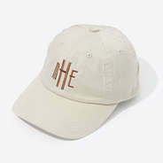 monogrammed vintage wash baseball hat in stone