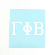 Gamma Phi Beta standard decal