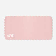 Alpha Omicron Pi Desk Mat in Blush | Faux Leather Sorority Desk Accessory