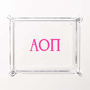 Alpha Omicron Pi Acrylic Tray | Marleylilly