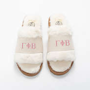 Gamma Phi Beta Fuzzy Slippers