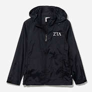 zeta tau alpha lightweight rain jacket