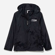 pi beta phi lightweight rain jacket