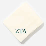 zeta tau alpha plush blanket