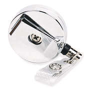 back of personalized badge reel