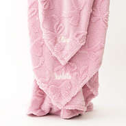 pink bow blanket mom and me