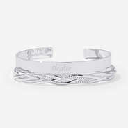 monogrammed bangle set