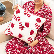 christmas pillow case with softspun pajama set