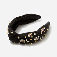 Football Headband in Black