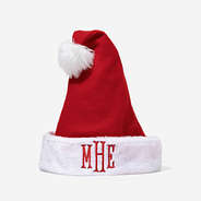 personalized santa hat in red