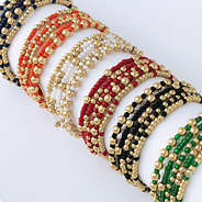 all gameday bracelets stacks