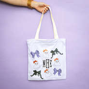 ghost halloween bag in hand