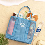 Structured Mesh Tote spill flatlay