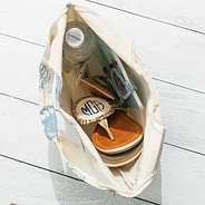 light blue shells shell hobo tote inside shot