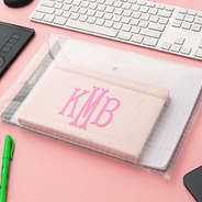 monogrammed file document holder with keyboard
