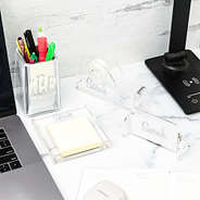 clear acrylic stationary collection