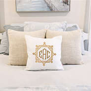 Southern Prep Pillow Sham on bed