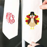 turkey sash held display